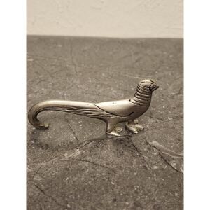 Vintage‎ Silver Tone Pheasant Figure
